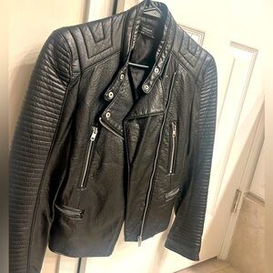Zara Faux Leather Moto Jacket. Like new!!